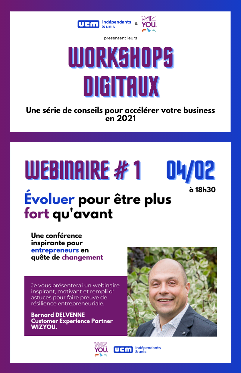 étapes d'inscription au webinaire UCM/WIZYOU
