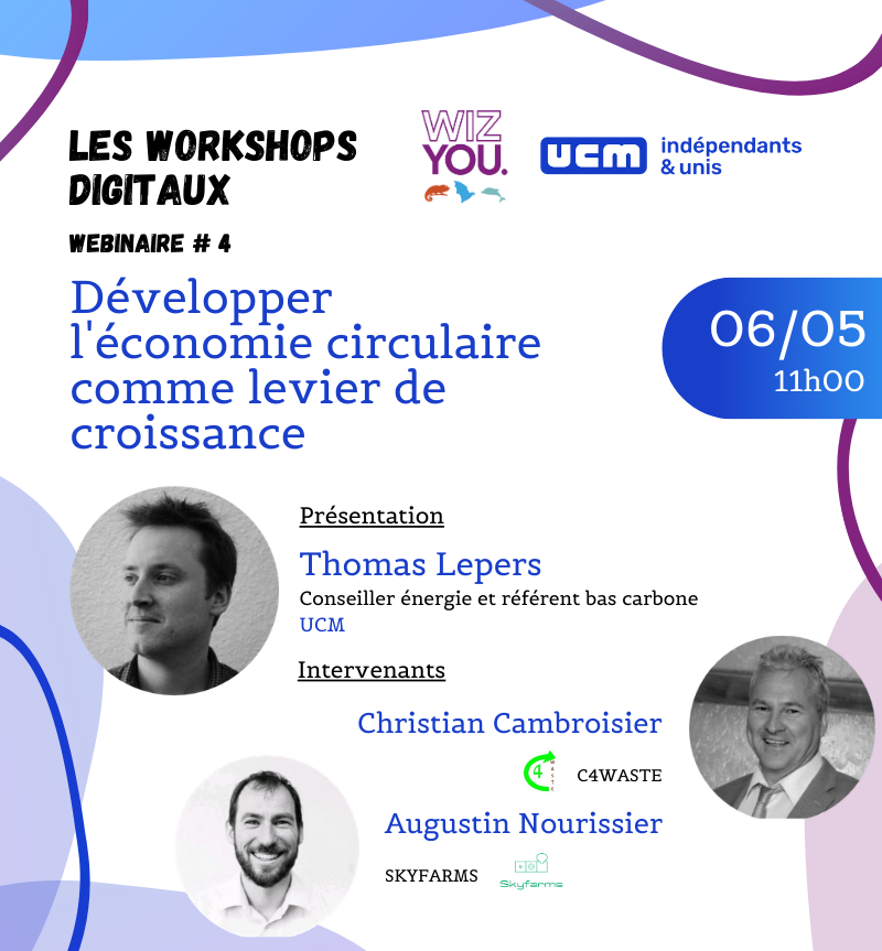 étapes d'inscription au webinaire UCM/WIZYOU